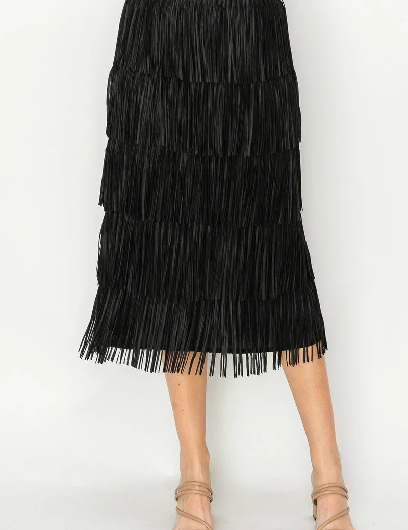 Jayleen Fringe Skirt