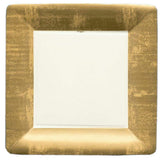 Grosgrain Border Square Dinner Plate | Assorted Colors