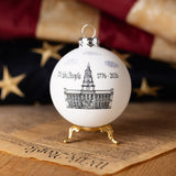 We the People Ornament | White