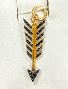 Arrow Black Charm