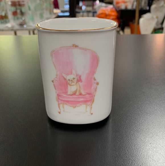 Frenchie Pencil Cup