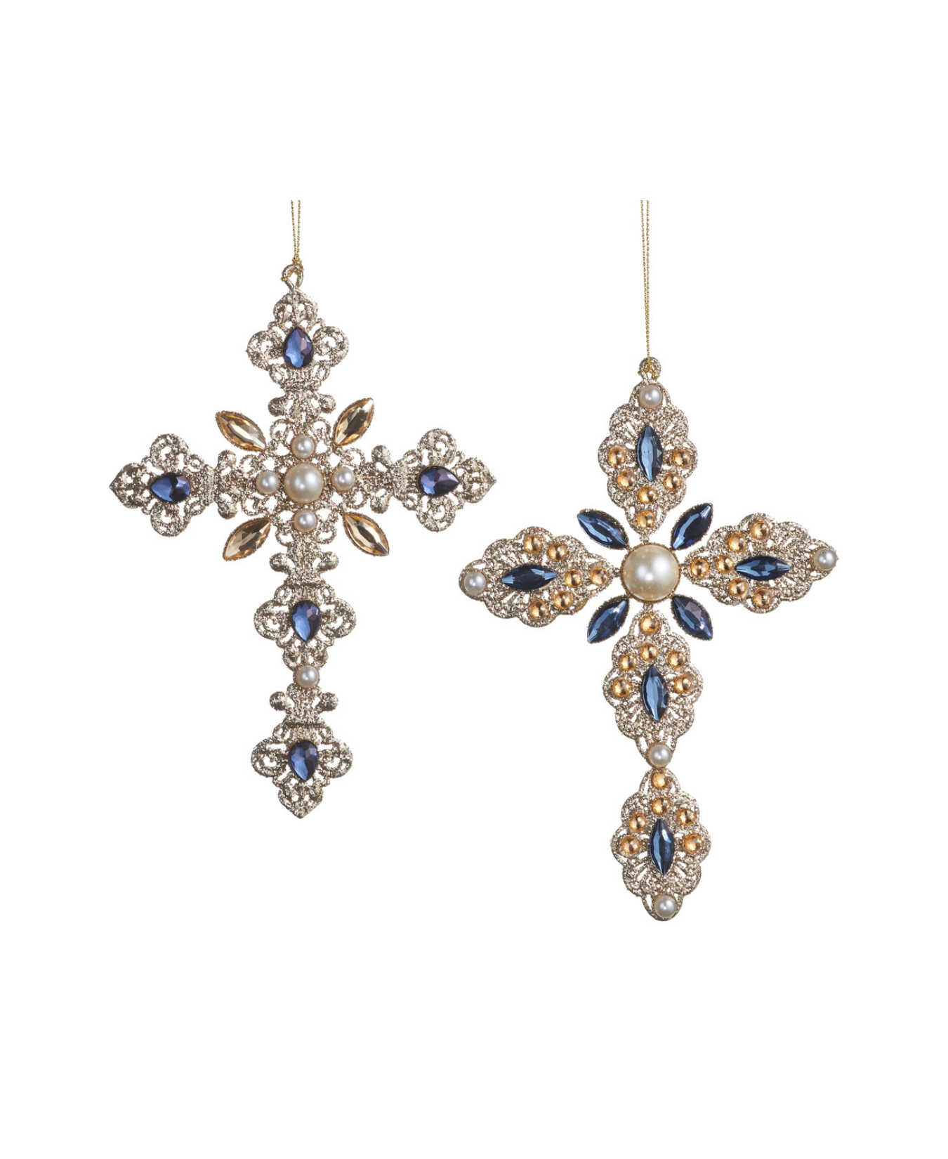 7.5" Cross Ornament-Raz Imports
-4613609