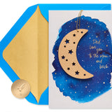 Dad Love You to the Moon and Back Birthday Card