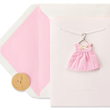 Pink Dress Congratulations Greeting Card