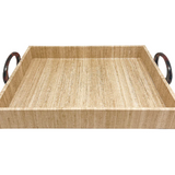 8001ML Mallorca Tortoise Handled Small Tray