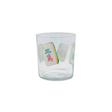 Mahjong Tiles Set of 4 Double Old Fashioned Glasses