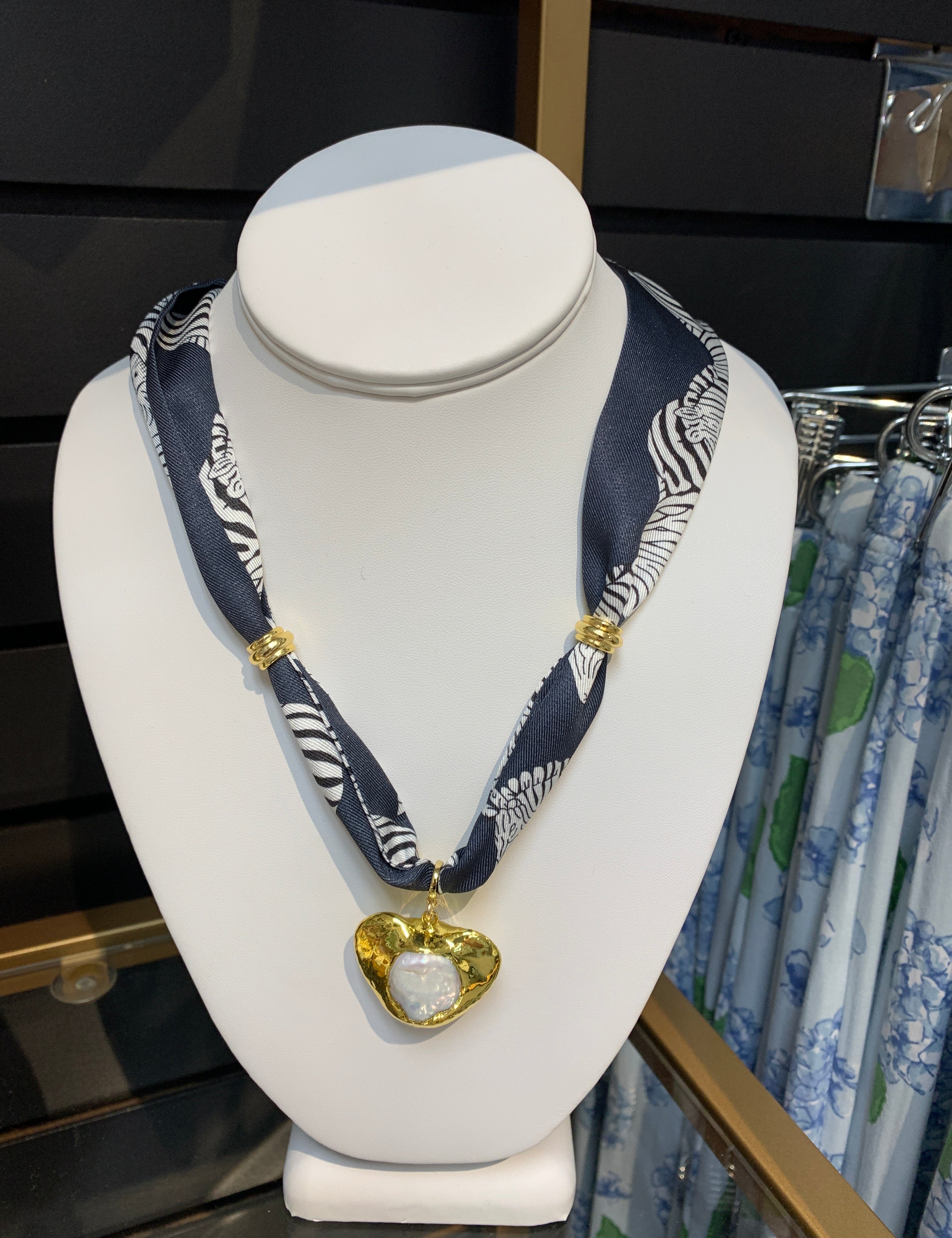 Scarf Charm Necklace