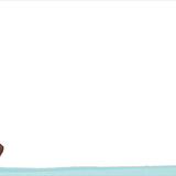 Doggy Paddle Correspondence Cards