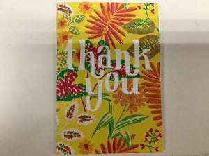 Thank You Card- Leaves