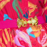 Pink Interchangeable Stretch Belt Band – Flexible & Stylish