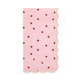 Scattered Hearts Dinner Napkin