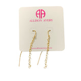 Heart Threaders Earrings