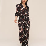 B3717-L48-304 - DRESSED UP TRACK PANT WITH STRIPE
