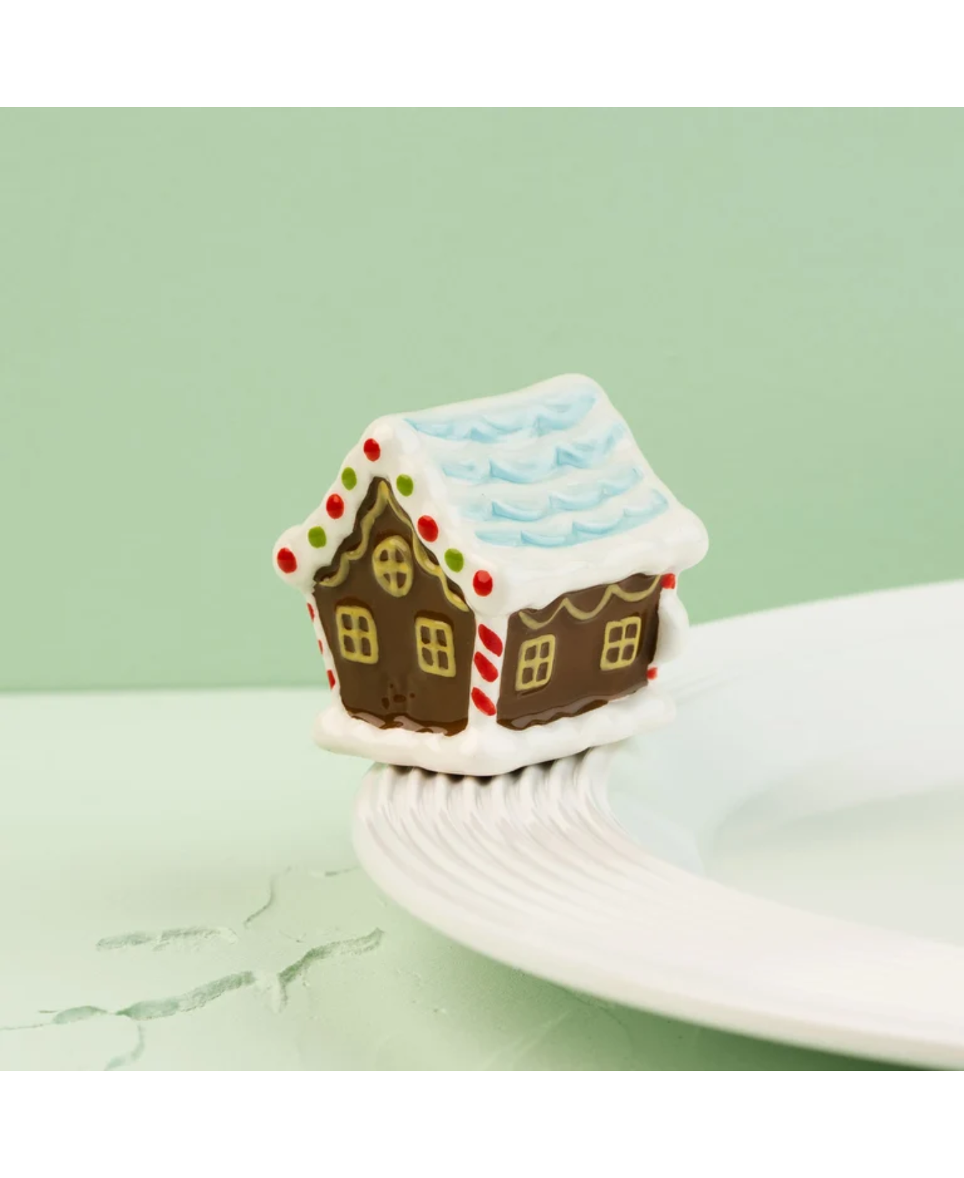 A218 Gingerbread House Mini-Nora Fleming-A218