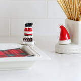 A256 Down The Chimney Santa Legs Mini-Nora Fleming-A256