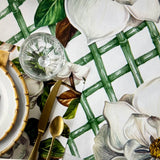 Green Lattice Runner Table Runner | 20" x 25'