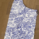 Pagoda Toile Blue/White Apron