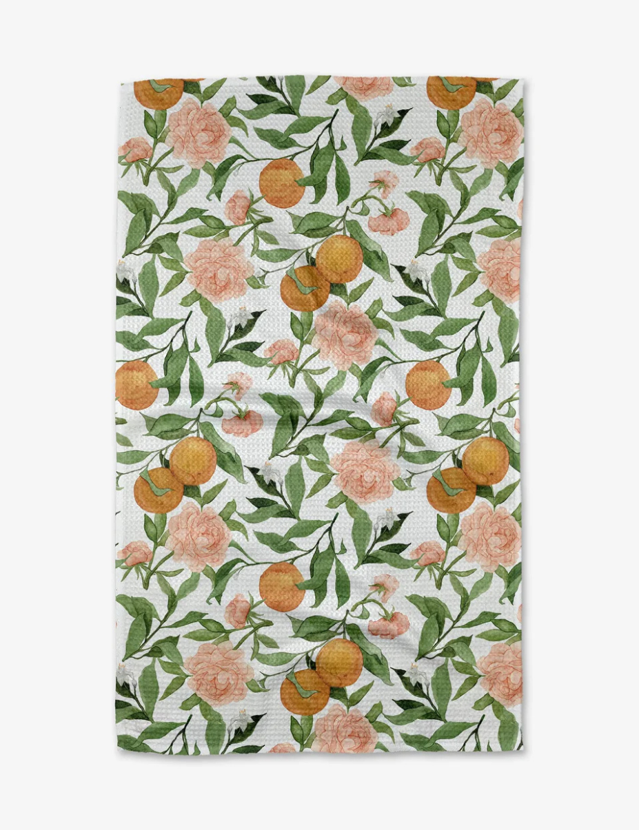 A Peony for Your Thoughts Tea Towel