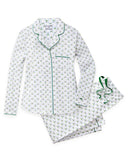 Women's Twill Pajama Set | Fairway Stripe