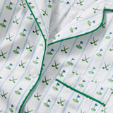 Women's Twill Pajama Set | Fairway Stripe