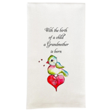 A Grandmother Is Born Dishtowel-French Graffiti-D960 