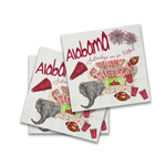 Alabama_Football_Pattern_Cocktail_Napkin-French Graffiti-PCK1120