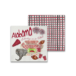 Alabama_Football_Pattern_Cocktail_Napkin-French Graffiti-PCK1120