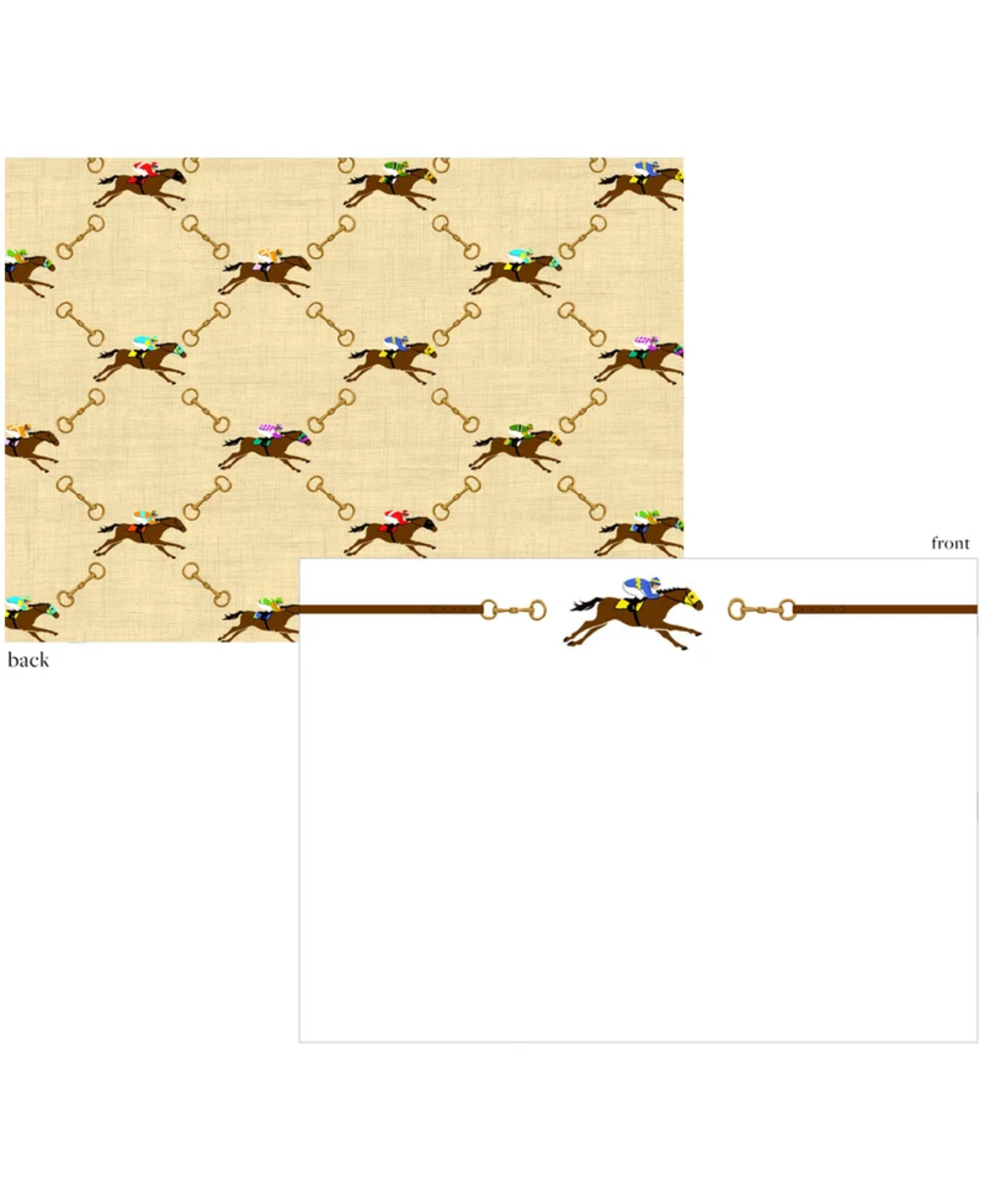 And They're Off! Correspondence Cards-Caspari, Inc-96623CCU12