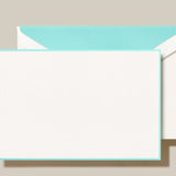 CC39061 Aqua Bordered Card