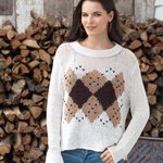 Argyle Vest Chunky Sweater_Wooden Ships_K57Y2W181