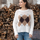 Argyle Vest Chunky Sweater_Wooden Ships_K57Y2W181