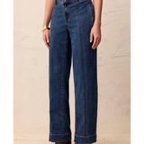 Audry Hugging Wide Denim Trouser-Tribal-6232O-2020
