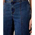 Audry Hugging Wide Denim Trouser-Tribal-6232O-2020