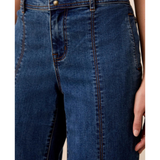 Audry Hugging Wide Denim Trouser-Tribal-6232O-2020
