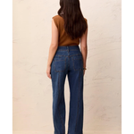 Audry Hugging Wide Denim Trouser-Tribal-6232O-2020