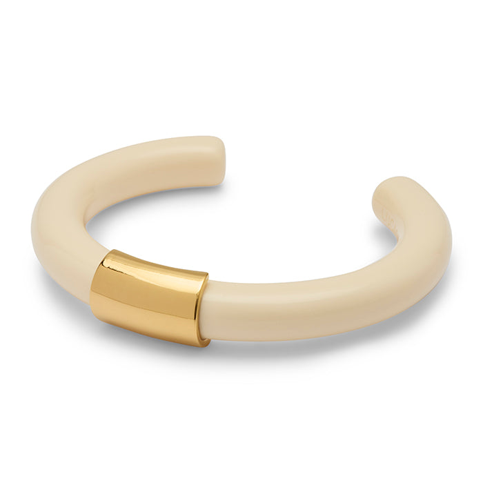 Resin Bangle with Gold Center