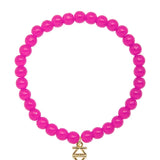 Small Glass Bead Stretch Bracelet