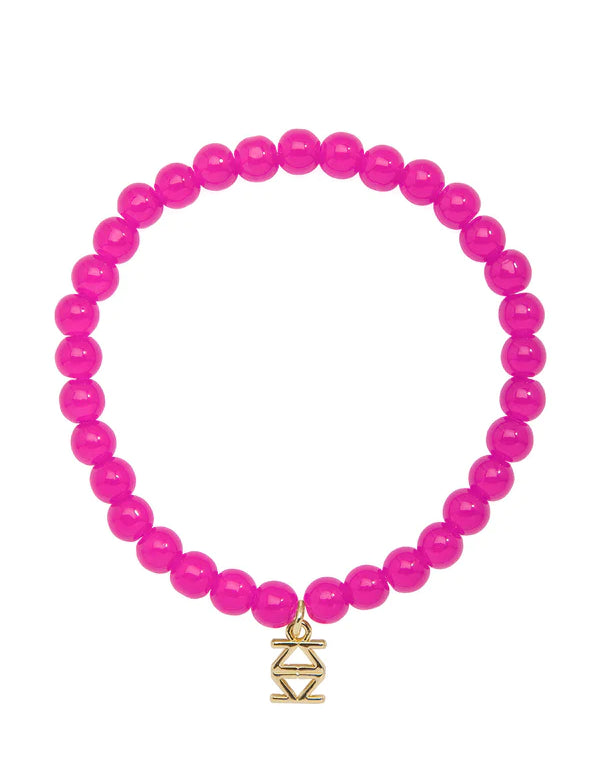 Small Glass Bead Stretch Bracelet