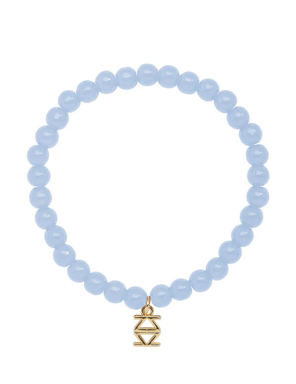 Small Glass Bead Stretch Bracelet
