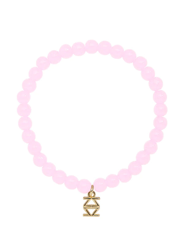 Small Glass Bead Stretch Bracelet