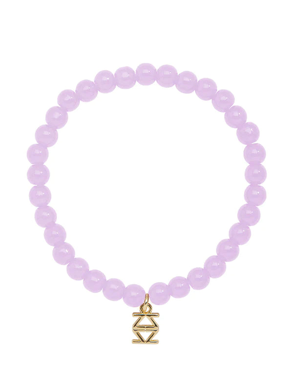 Small Glass Bead Stretch Bracelet