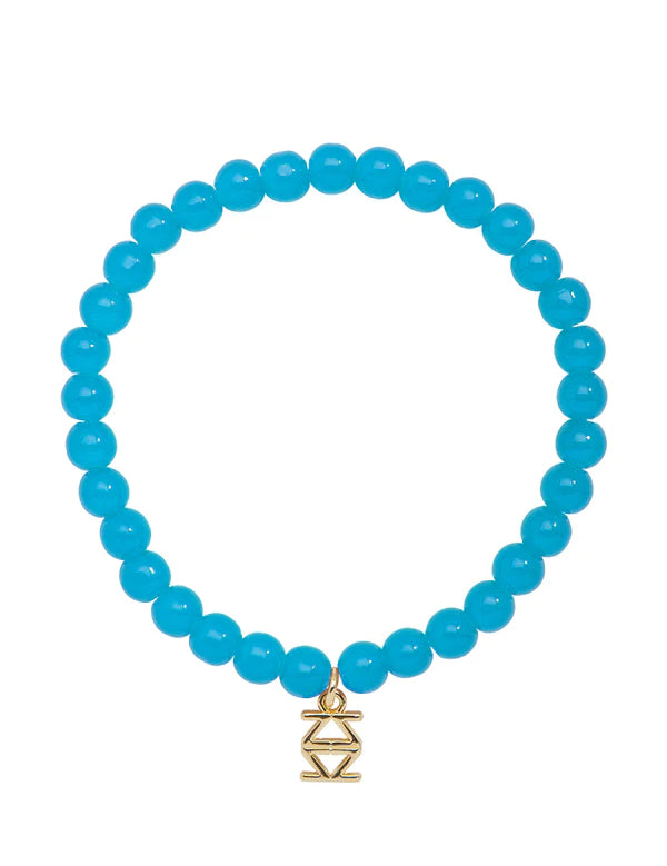Small Glass Bead Stretch Bracelet