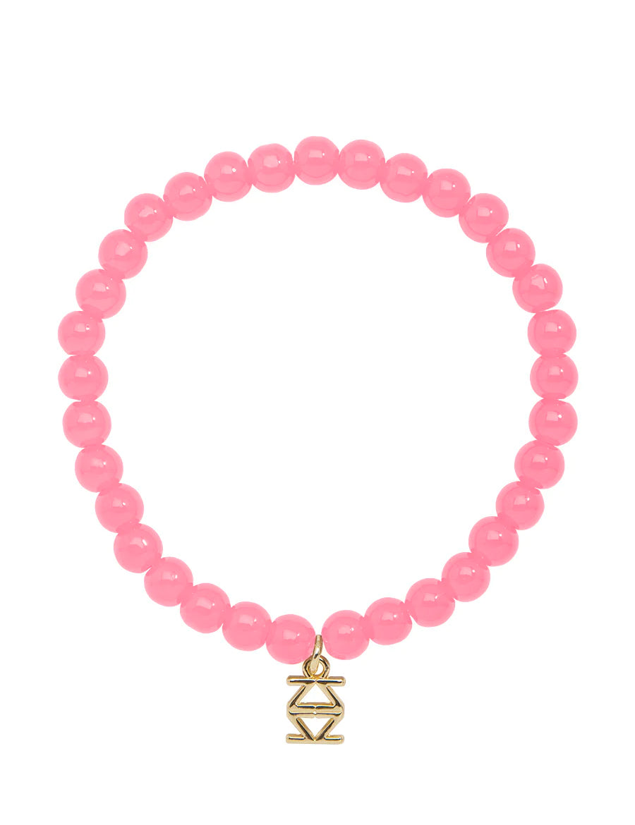 Small Glass Bead Stretch Bracelet