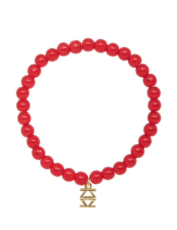 Small Glass Bead Stretch Bracelet