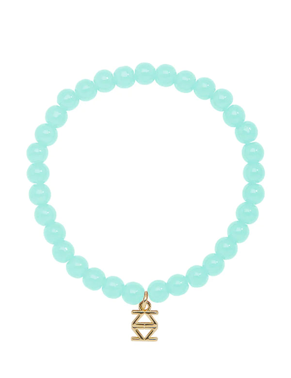 Small Glass Bead Stretch Bracelet