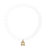 Small Glass Bead Stretch Bracelet