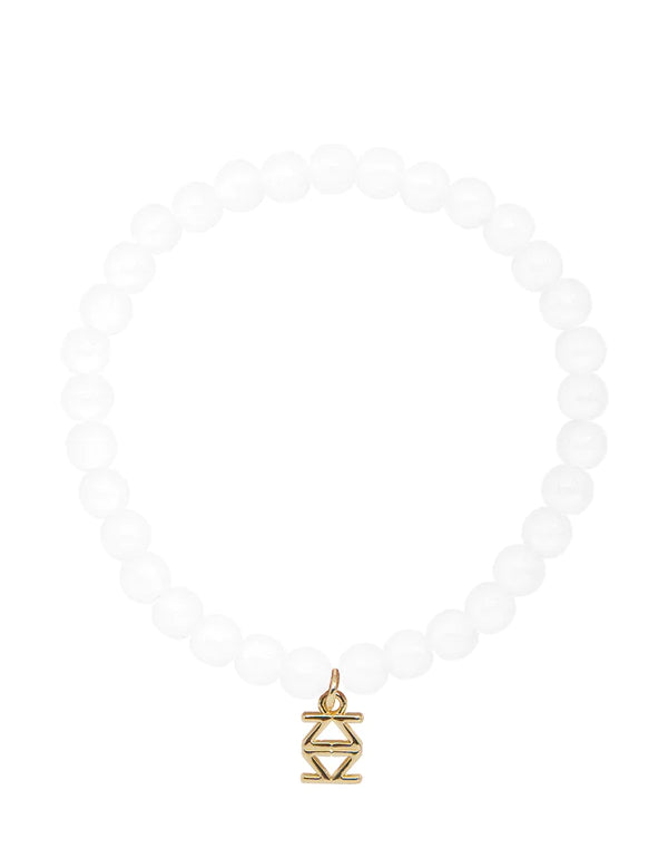 Small Glass Bead Stretch Bracelet