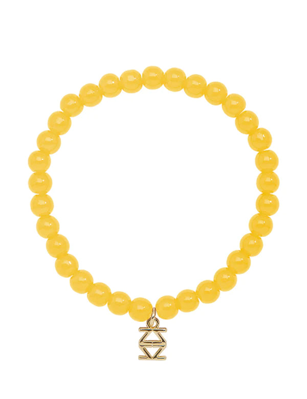 Small Glass Bead Stretch Bracelet
