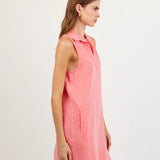 Sleeveless A-Line Dress | Wild Coral