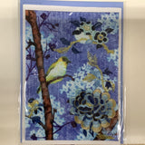 Bird & Blue Floral Hand Made Sym/Blank